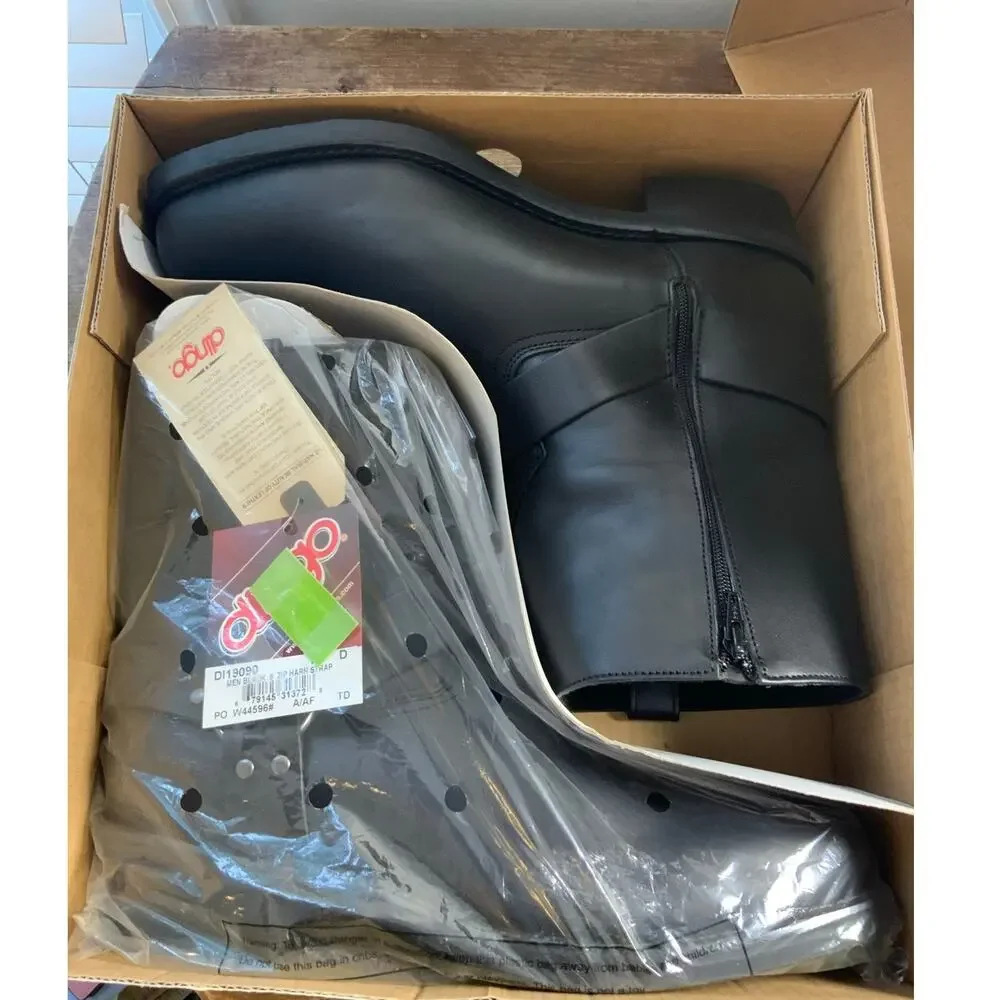 Dingo Men's Black 6 Zip Harness Motorcycle Work Boots‎ size 16D NIB